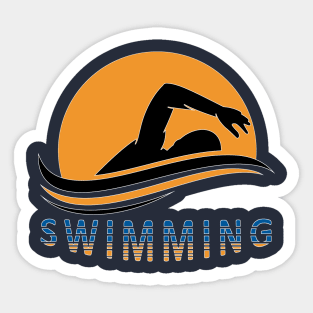 Swimmer Sticker